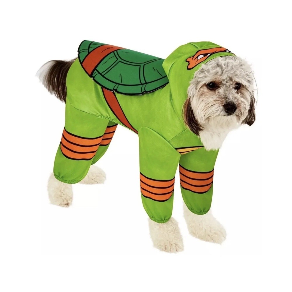 Rubies Teenage Mutant Ninja Turtles Michelangelo Dog Costume Small TMNT Green